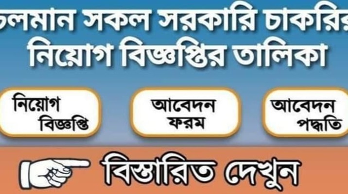 চলমান সকল সরকারি চাকরির নিয়োগ বিজ্ঞপ্তির তালিকা ২০২৫ চলমান সকল সরকারি চাকরির নিয়োগ বিজ্ঞপ্তির তালিকা ২০২৫